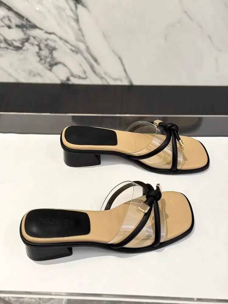 Fairy Style Square Head Sandals Women Summer — feature 13