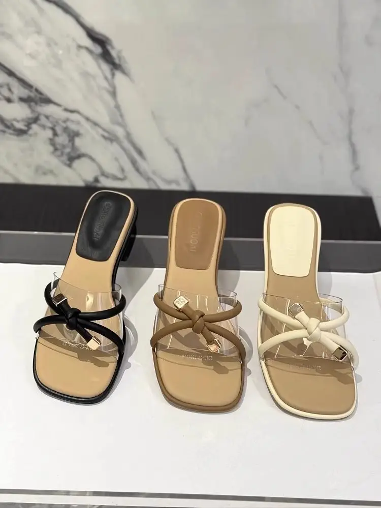 Fairy Style Square Head Sandals Women Summer — feature 14