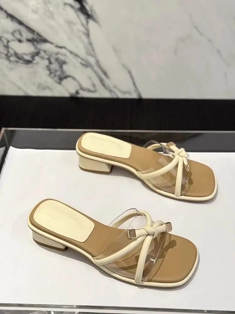 Fairy Style Square Head Sandals Women Summer — feature 5