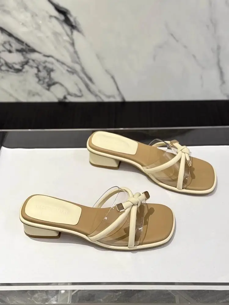 Fairy Style Square Head Sandals Women Summer — feature 7