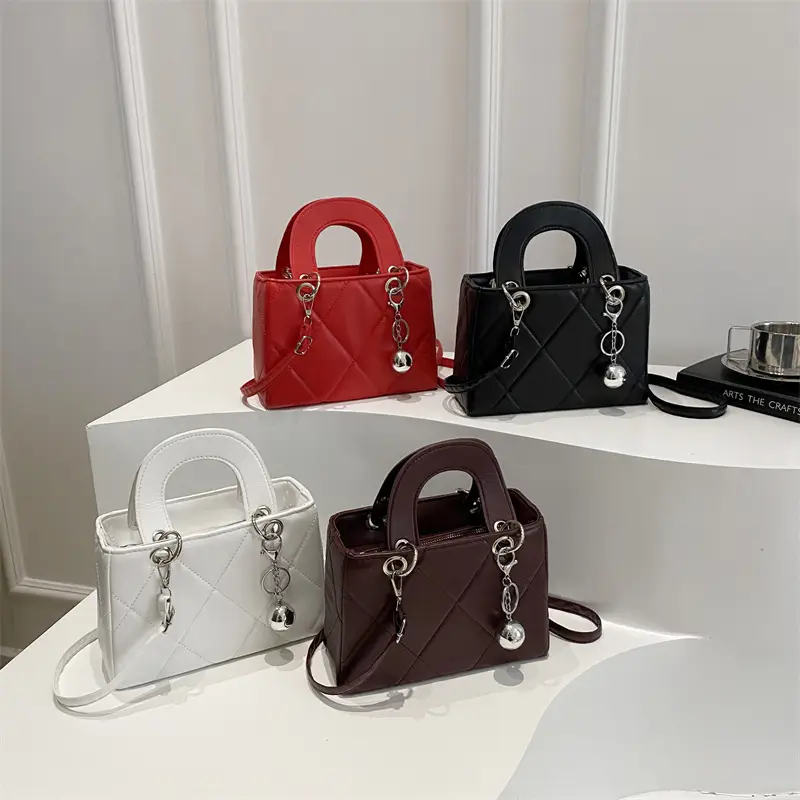 Black Rhombic Daffy Shoulder Bag for Women 2025 - Image 6