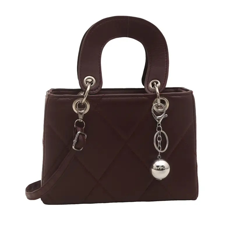 Black Rhombic Daffy Shoulder Bag for Women 2025 - Image 9
