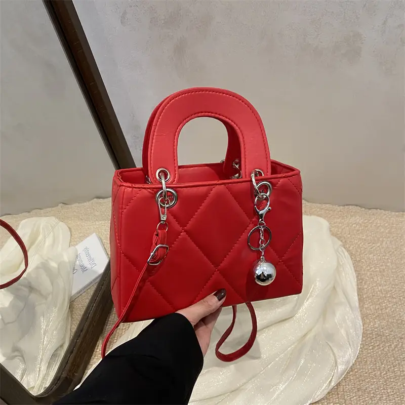 Black Rhombic Daffy Shoulder Bag for Women 2025 - Image 4