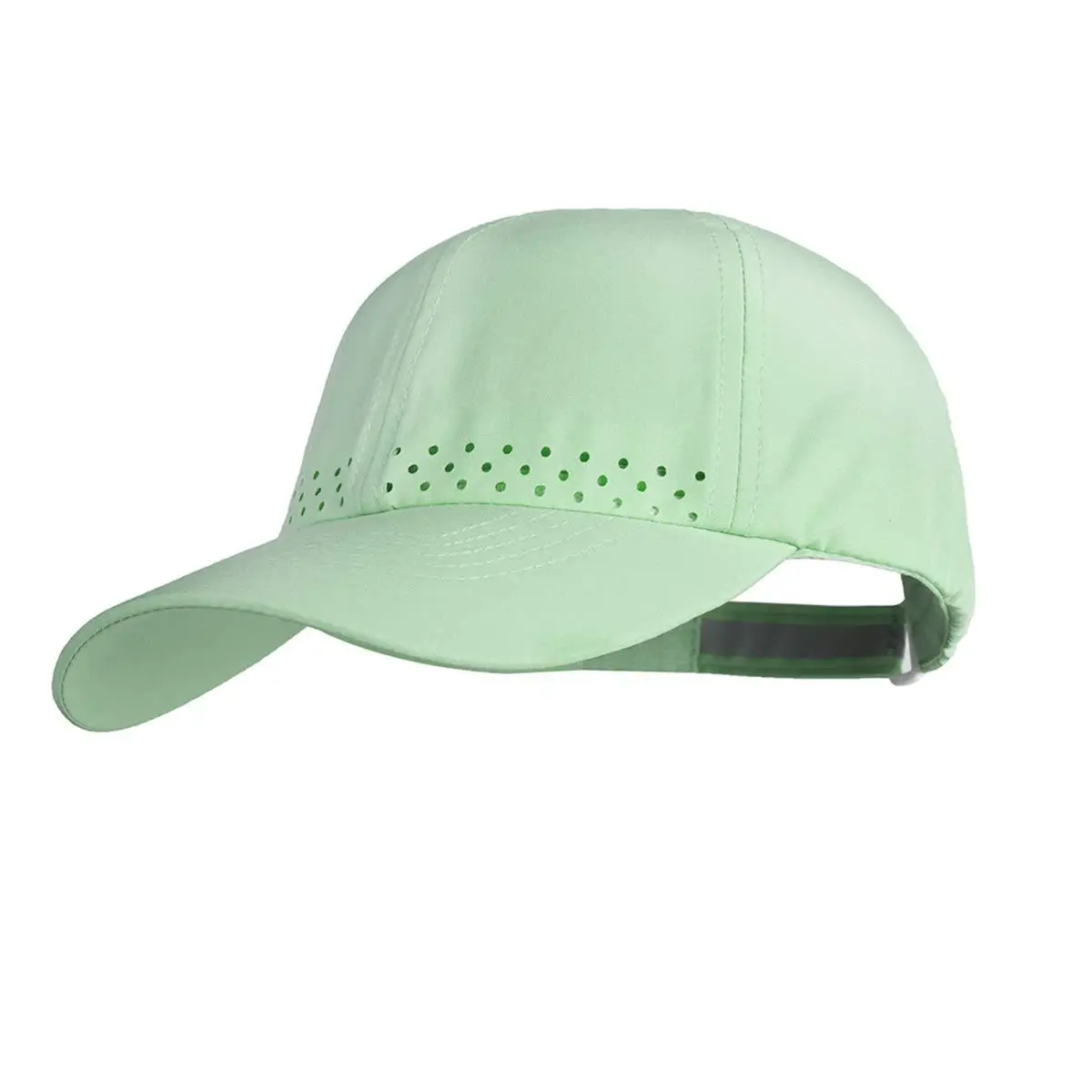 Women's Turquoise Laser Punched Cap Sunscreen Hat - Image 5
