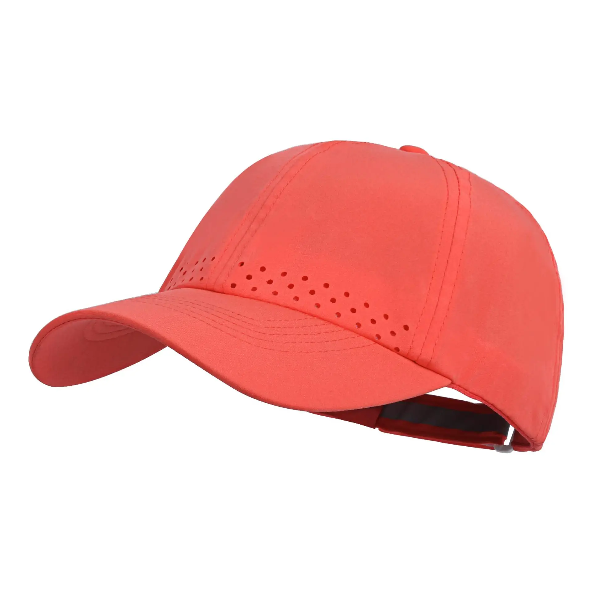 Women's Turquoise Laser Punched Cap Sunscreen Hat - Image 7