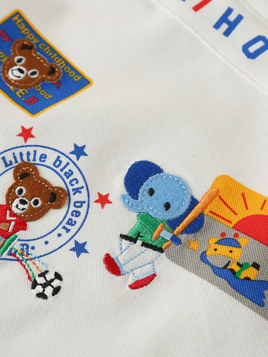 Japanese Style Boys Orange Polo Summer T-Shirt - Image 5