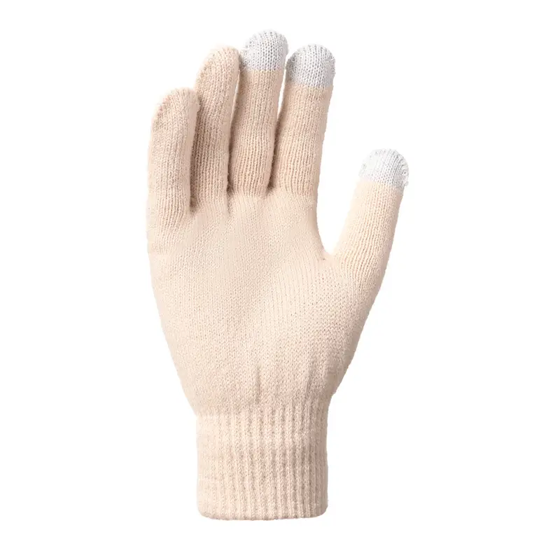 Original Design Fur Ball Hat, Touch Screen Gloves, Scarf Three-Piece Set, Winter Warm Acrylic Knit Gift Box Style — feature 12