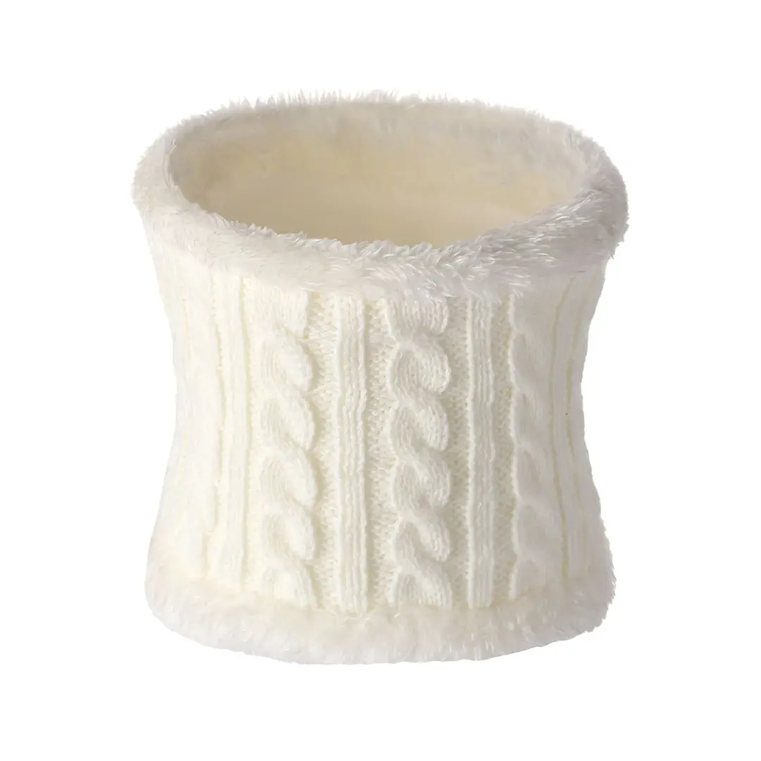Original Design Fur Ball Hat, Touch Screen Gloves, Scarf Three-Piece Set, Winter Warm Acrylic Knit Gift Box Style — feature 7