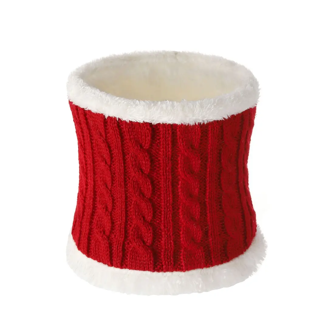 Original Design Fur Ball Hat, Touch Screen Gloves, Scarf Three-Piece Set, Winter Warm Acrylic Knit Gift Box Style — feature 8