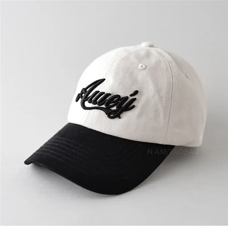 Men 3D Letter Cap Purple Baseball - Image 7