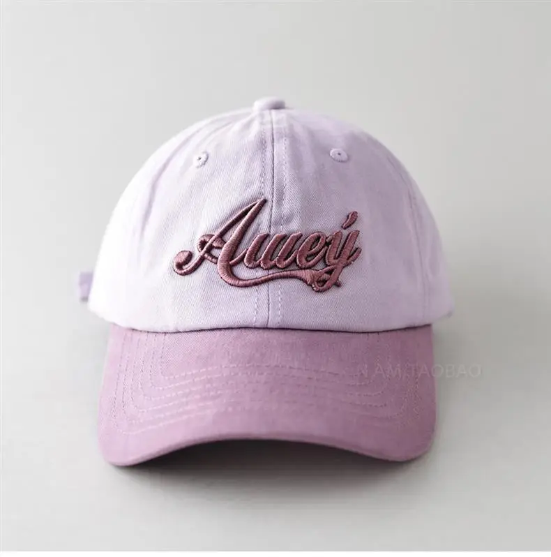 Men 3D Letter Cap Purple Baseball β feature 12