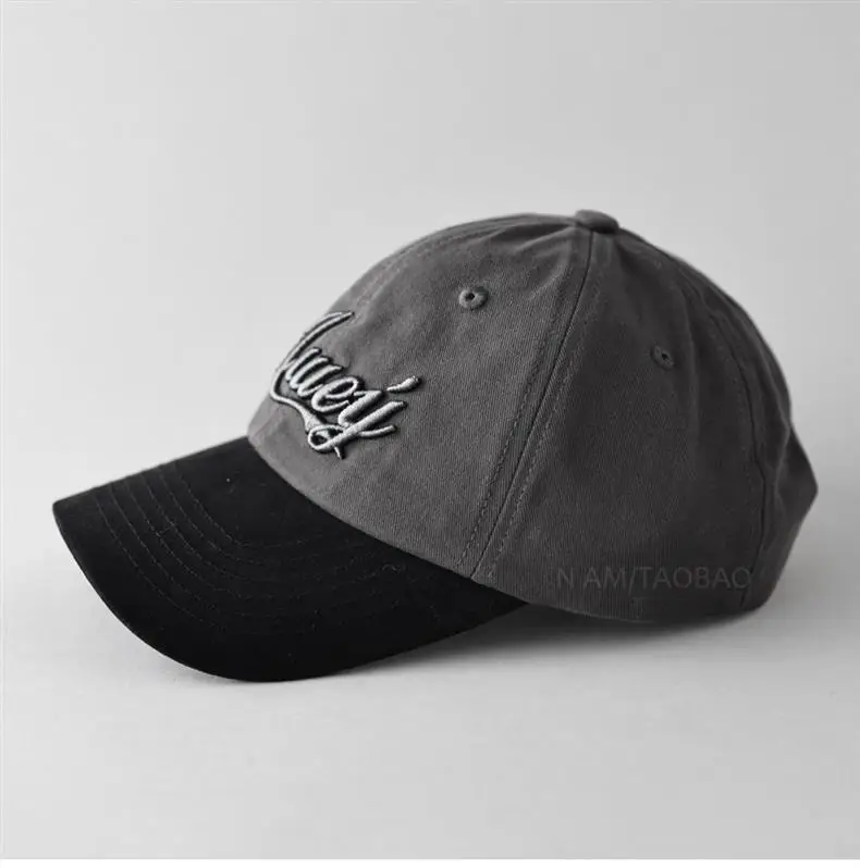 Men 3D Letter Cap Purple Baseball β feature 8
