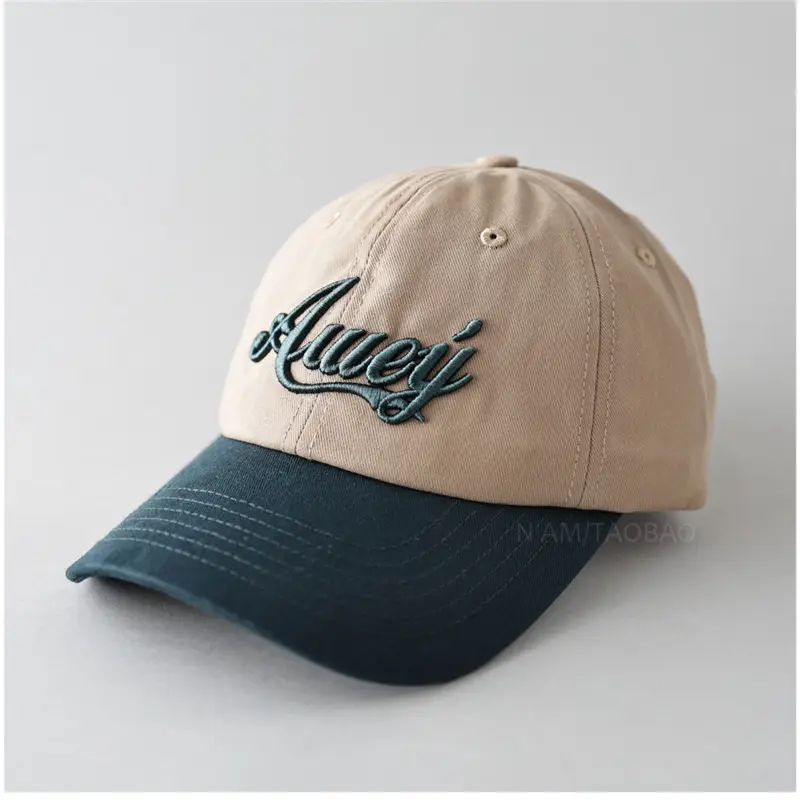 Men 3D Letter Cap Purple Baseball - Image 3