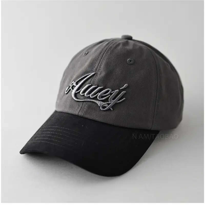 Men 3D Letter Cap Purple Baseball - Image 5