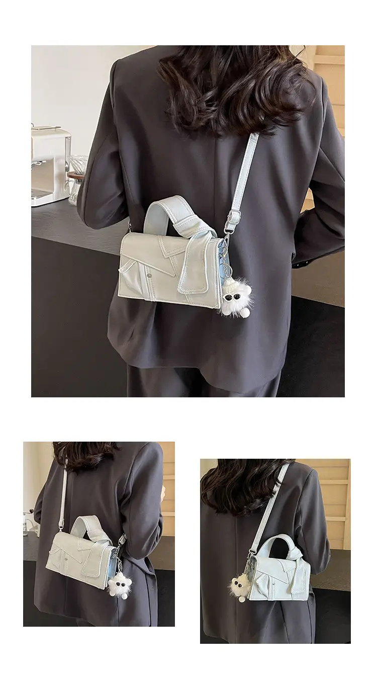 Denim Square Bag Women 2025 New Color Contrast — feature 11