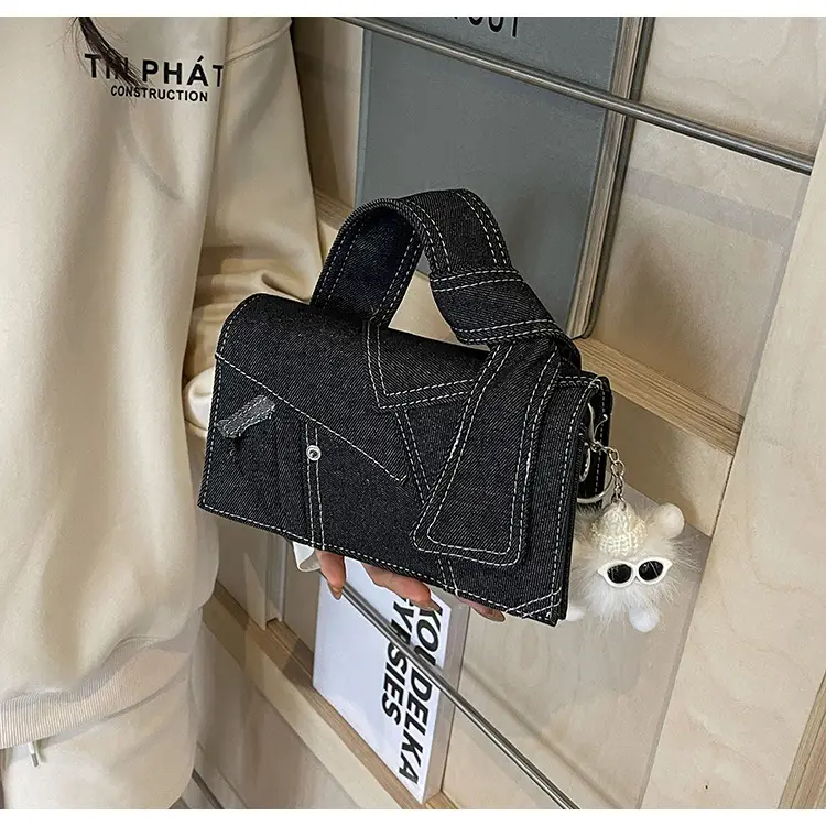 Denim Square Bag Women 2025 New Color Contrast — feature 20