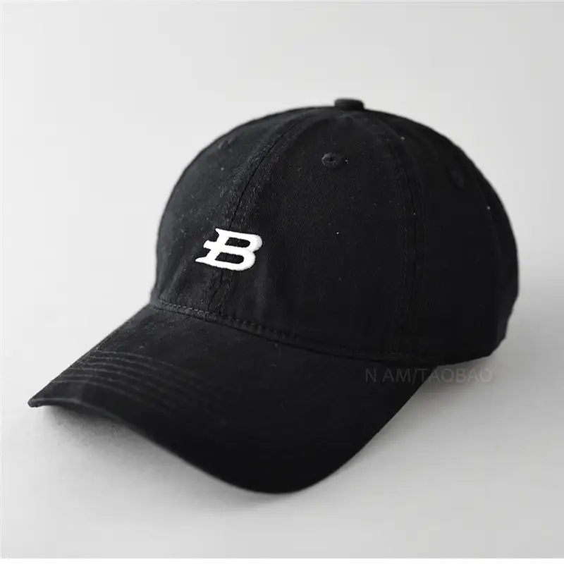 Men's Brown Embroidered Baseball Cap with Logo - Image 11