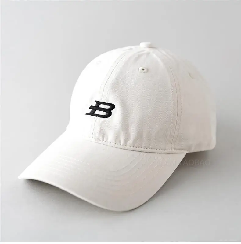 Men's Brown Embroidered Baseball Cap with Logo — feature 1