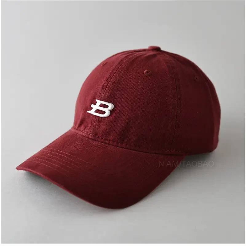 Men's Brown Embroidered Baseball Cap with Logo - Image 4