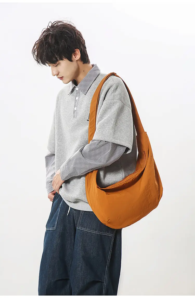 Men's White Crossbody Bag Large Capacity Leather Goods — feature 15