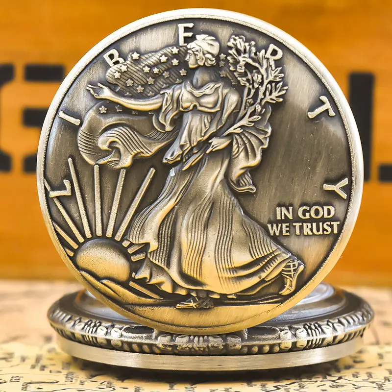 American Eagle Coin Commemorative Hanging Watch 1 Ounce - Image 4
