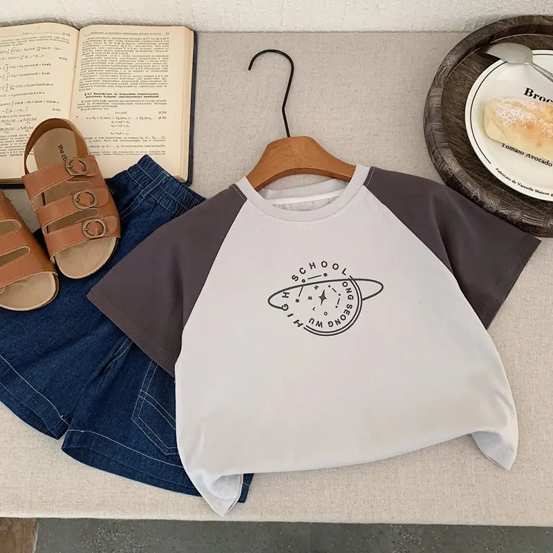 Boys Cotton T-Shirt Short Sleeve Summer 2024 — feature 6
