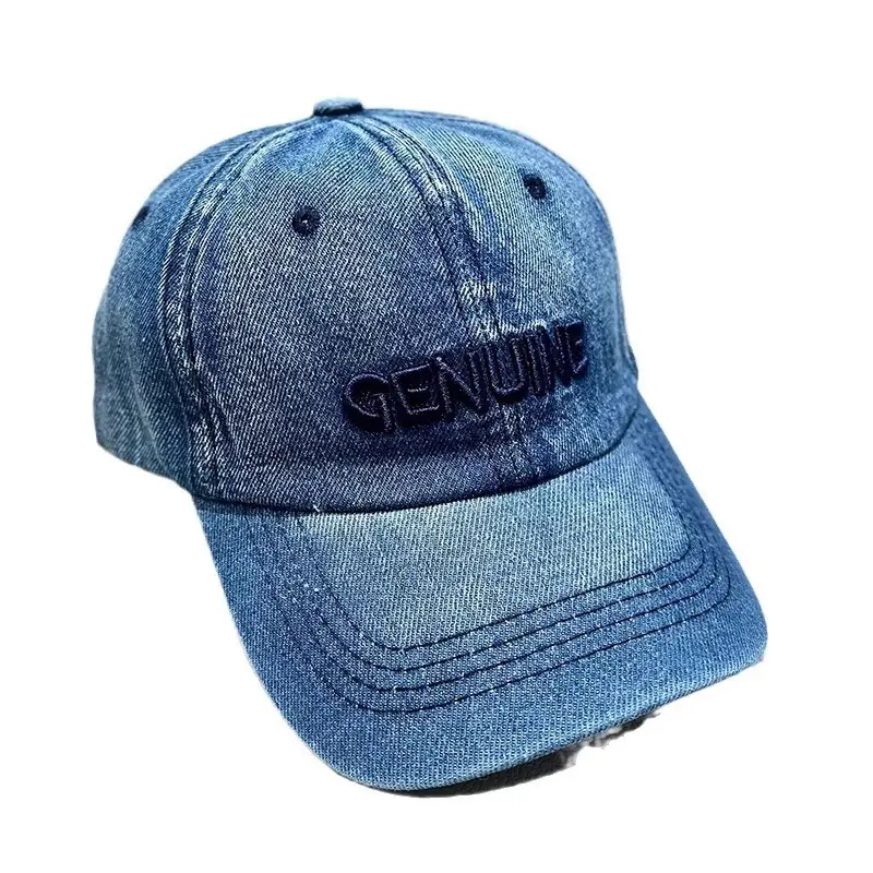 Women's Light Blue Embroidered Baseball Cap - Image 8
