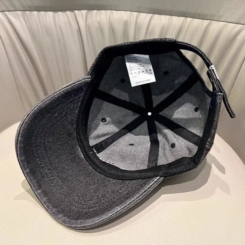 Women's Light Blue Embroidered Baseball Cap — feature 8