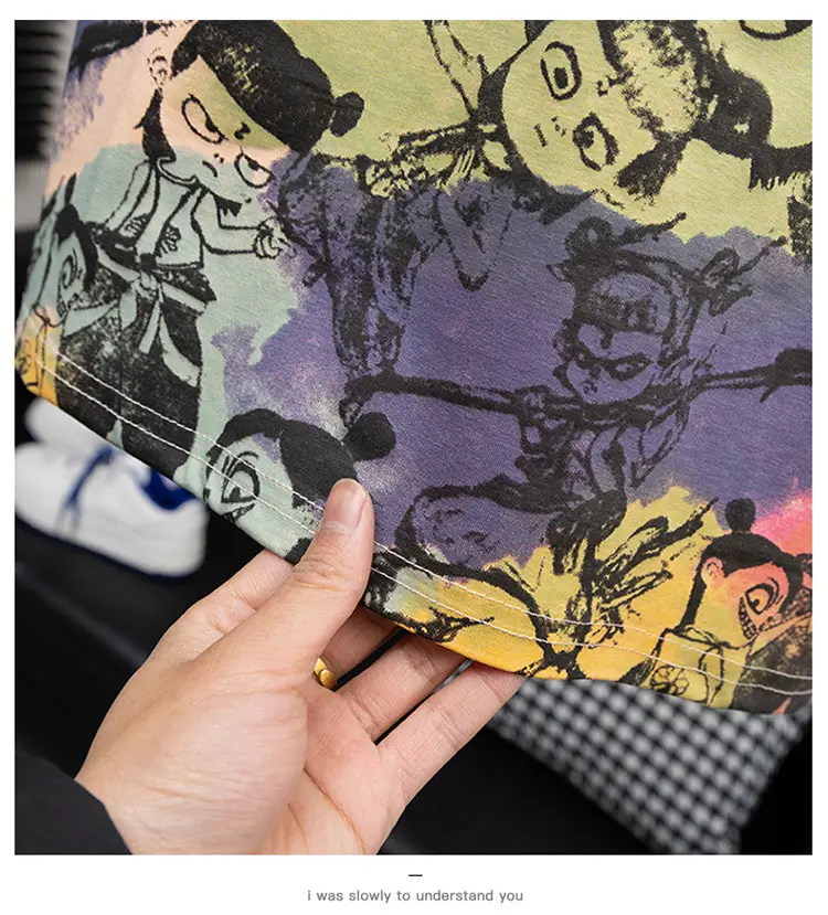Nezha Boys Short-sleeved T-shirt 2025 New Children's Summer Dress Big Boy Handsome Boys Half-sleeved Top Cartoon Trendy — feature 13