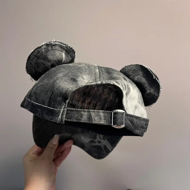 Blue Bear Ears Baseball Cap for Women - Image 7
