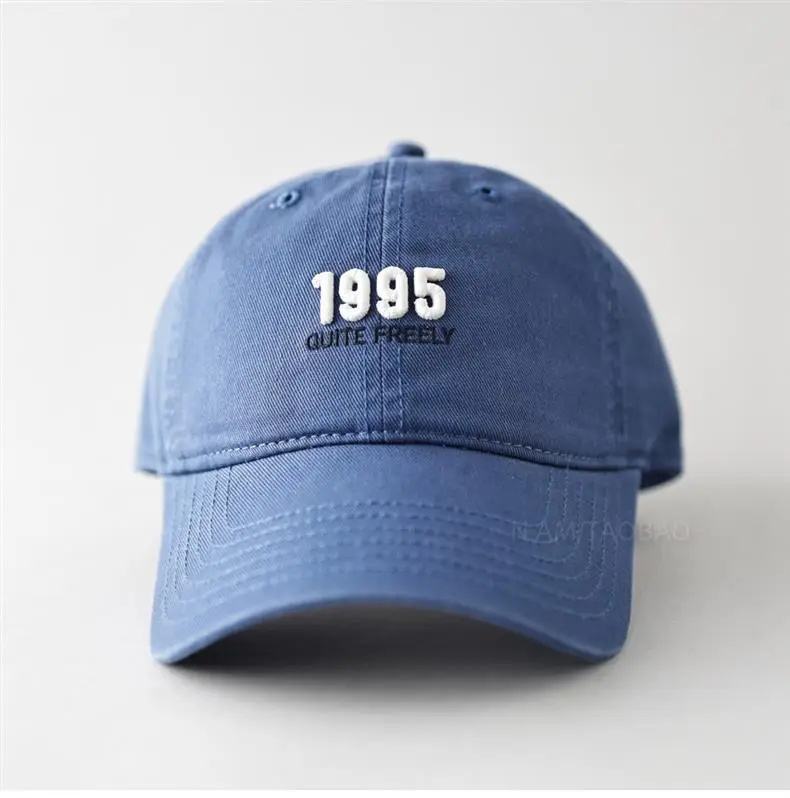Men's 995 Embroidered Blue Baseball Cap — feature 15