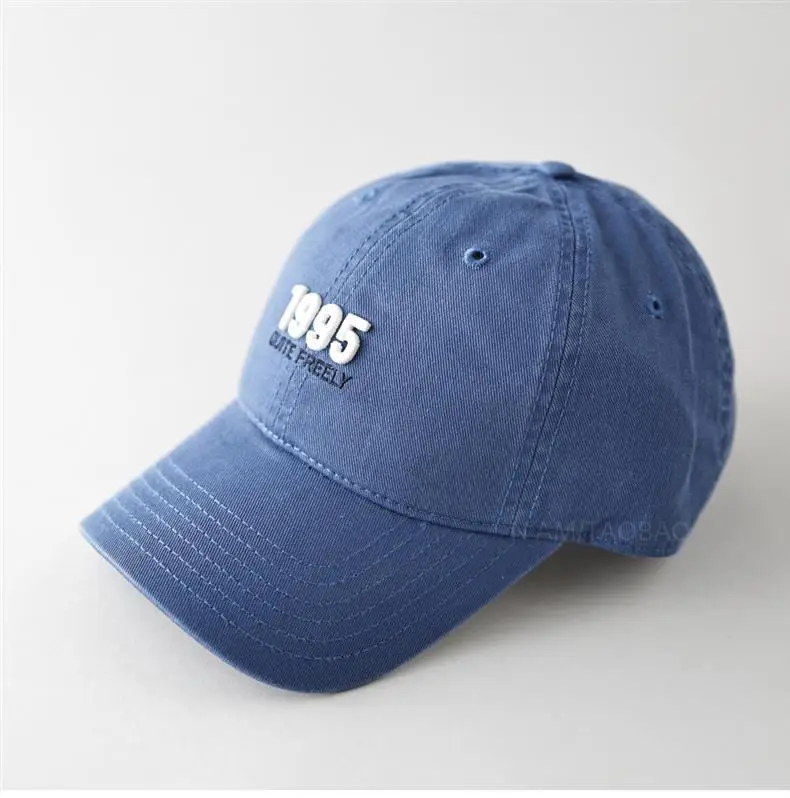 Men's 995 Embroidered Blue Baseball Cap — feature 16