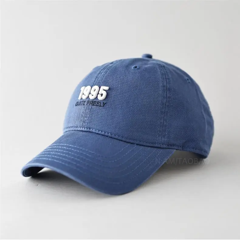 Men's 995 Embroidered Blue Baseball Cap — feature 6