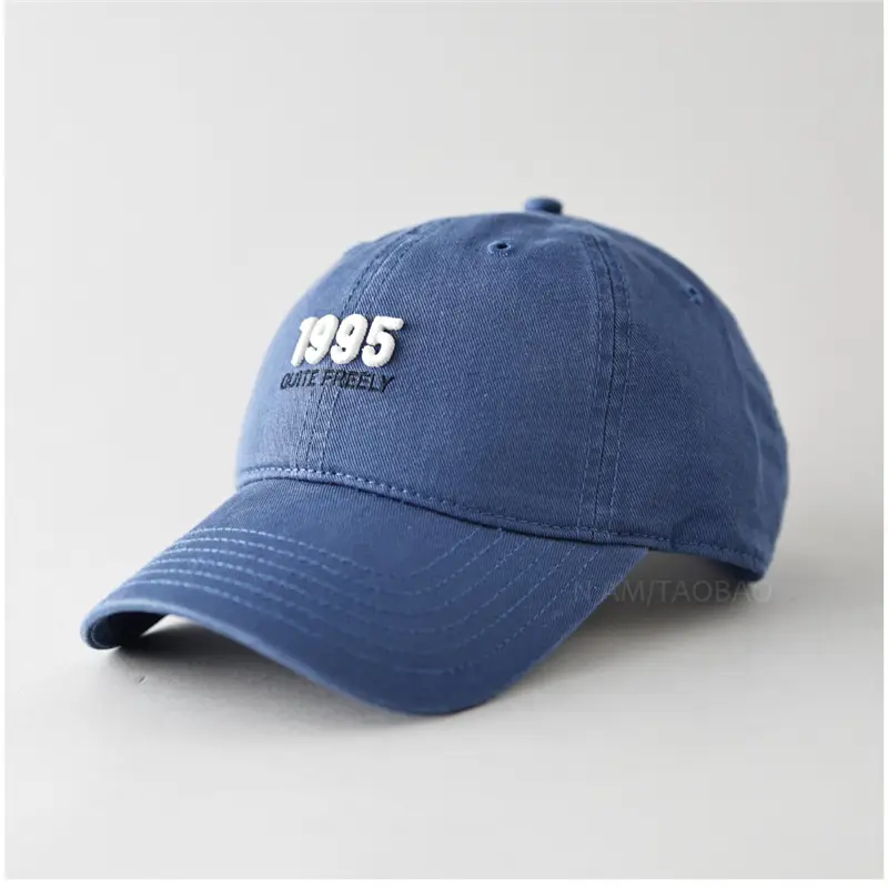 Men's 995 Embroidered Blue Baseball Cap - Image 7