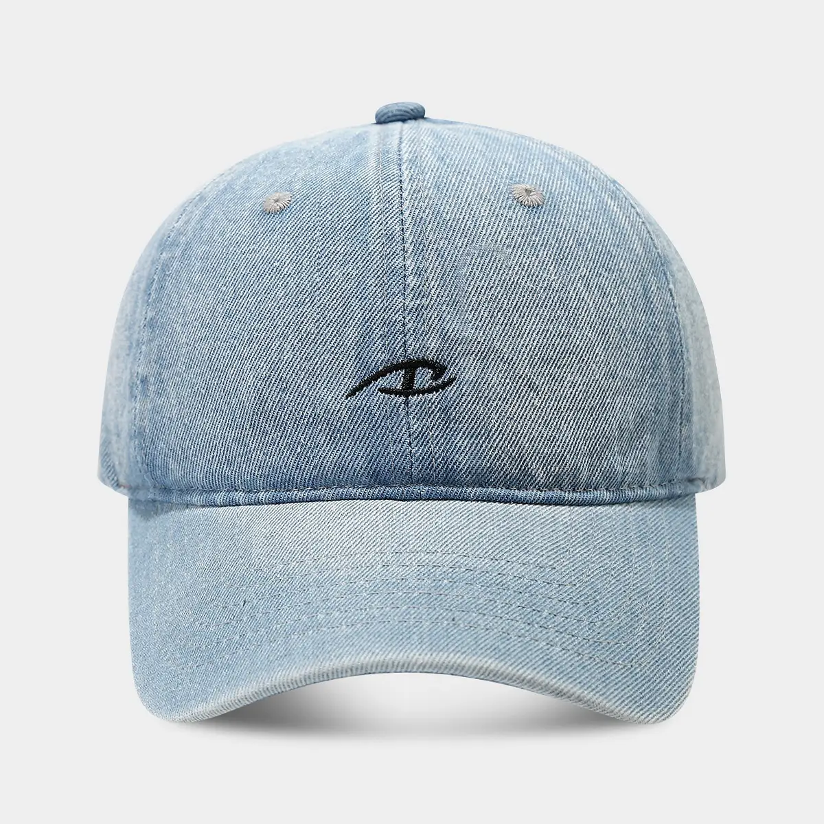 Ins Street Ripped Hip Hop Denim Cap Black Blue - Image 2