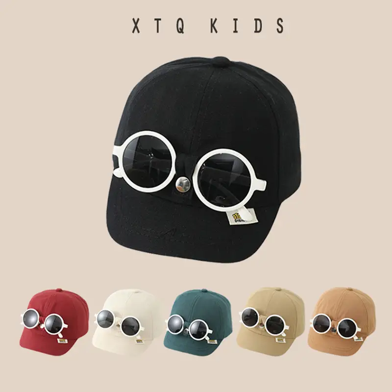 Detachable White Sunglasses Cap for Baby Boy Girl Spring - Image 7
