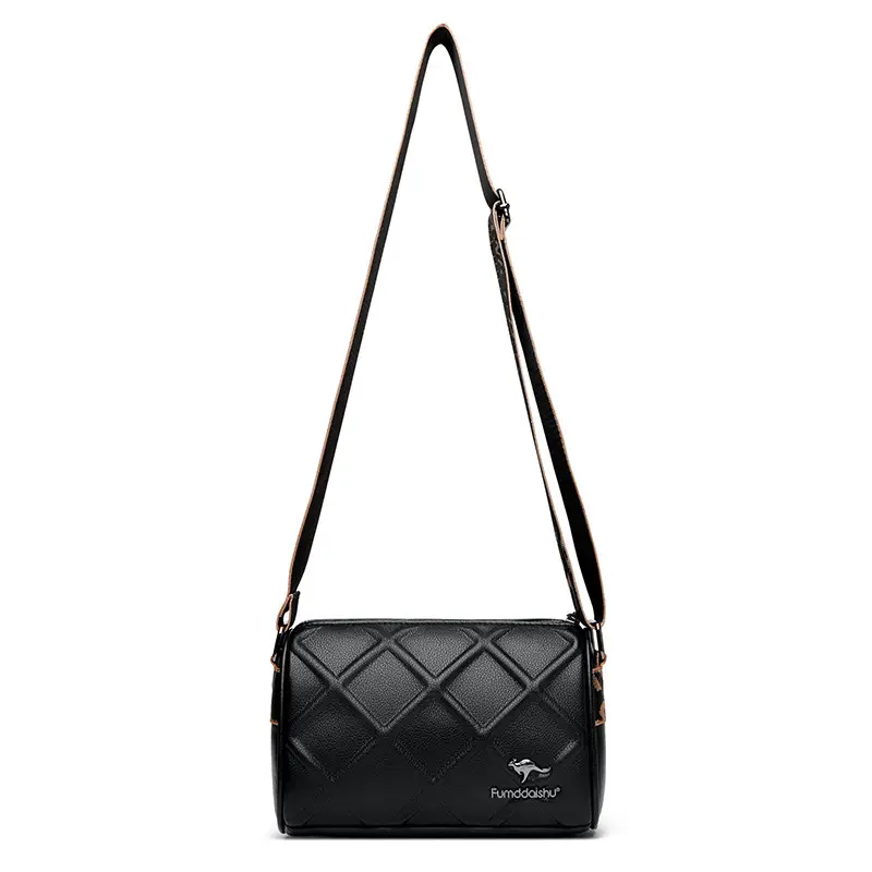 Black Quilted Crossbody Bag for Women 2025 - Image 7