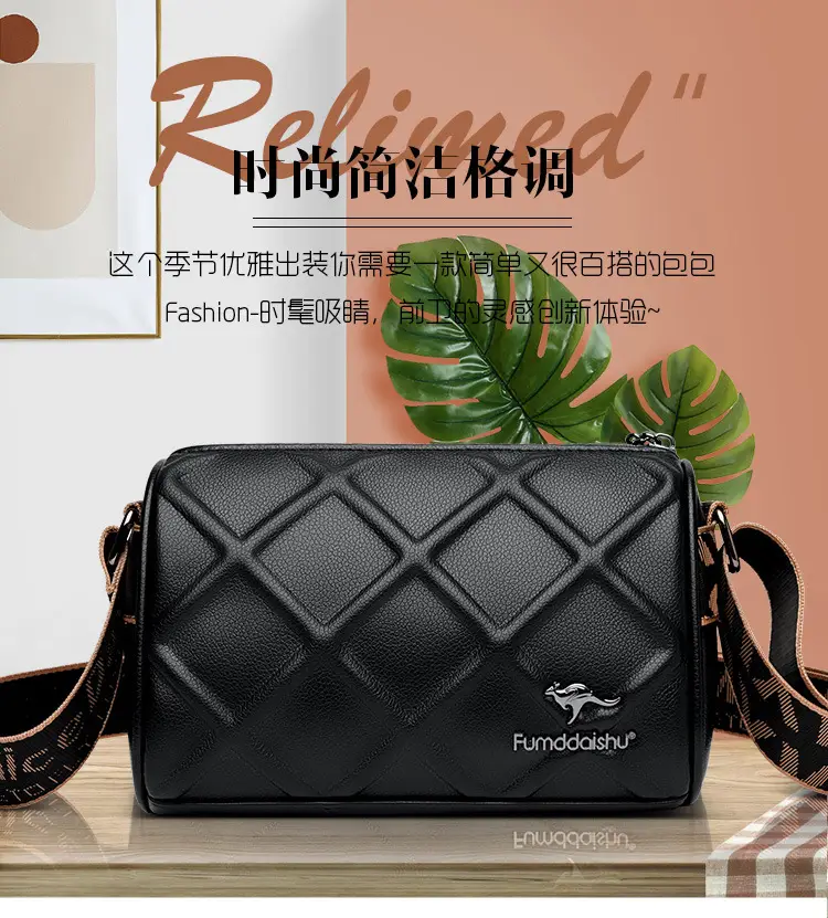 Black Quilted Crossbody Bag for Women 2025 — feature 1