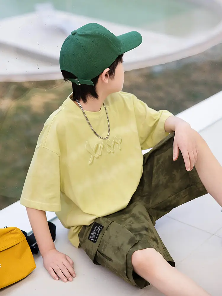 Panda Yuanyuan Summer T-Shirt Cotton Breathable Boys 2025 - Image 3