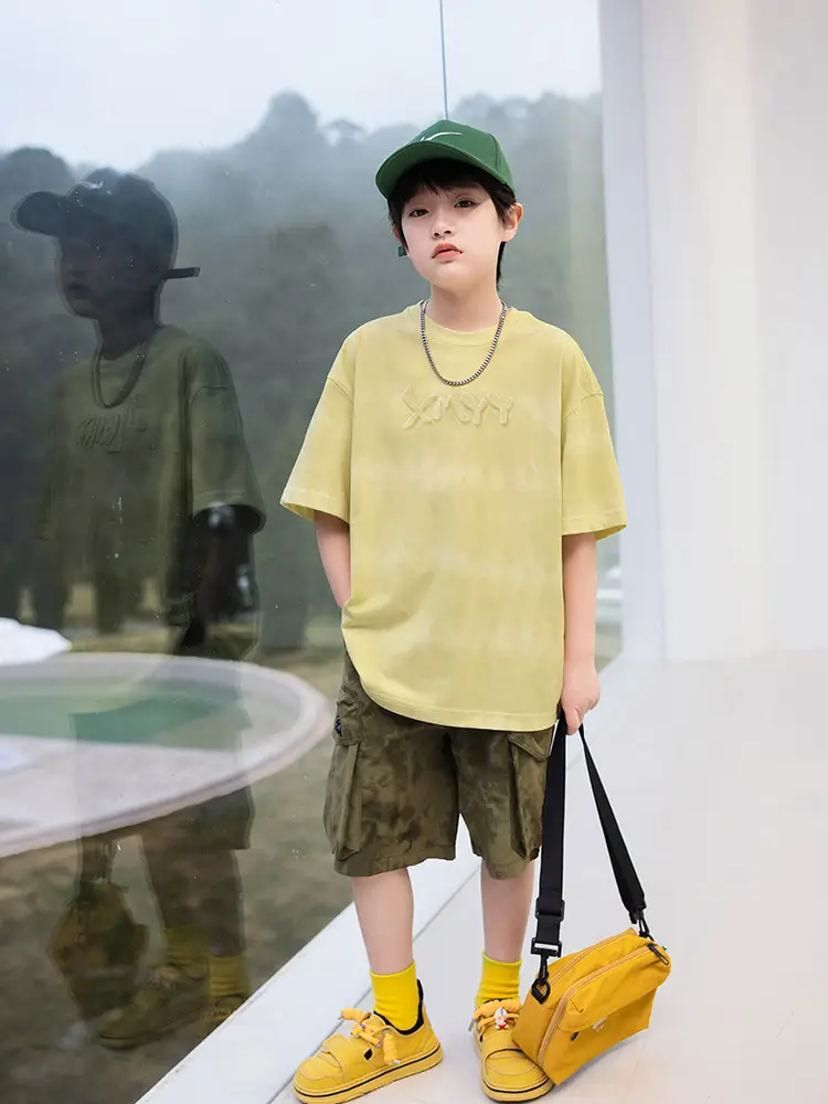 Panda Yuanyuan Summer T-Shirt Cotton Breathable Boys 2025 - Image 4