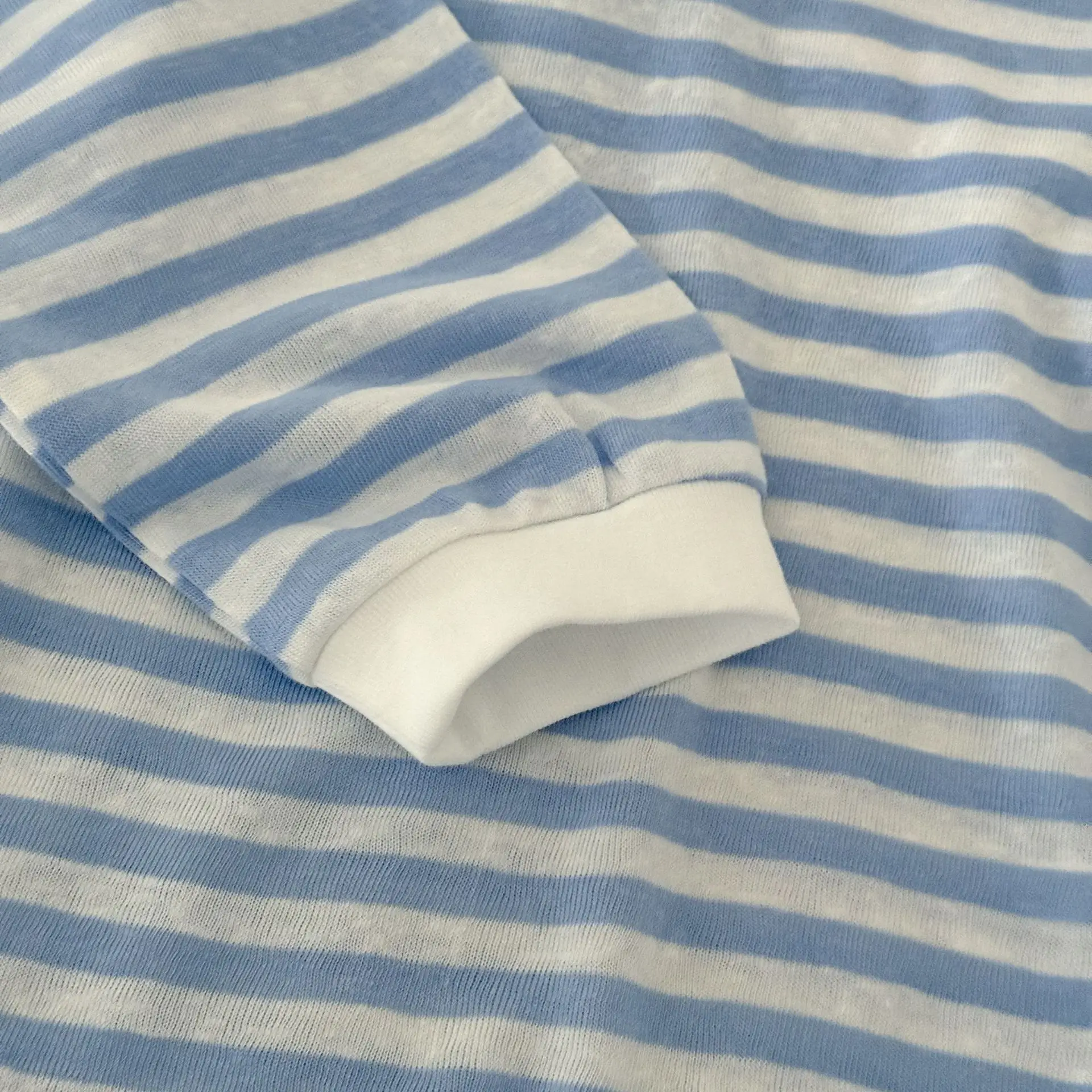 Children's Striped T-Shirt 2025 Summer Casual Anti-Mosquito Top — feature 11