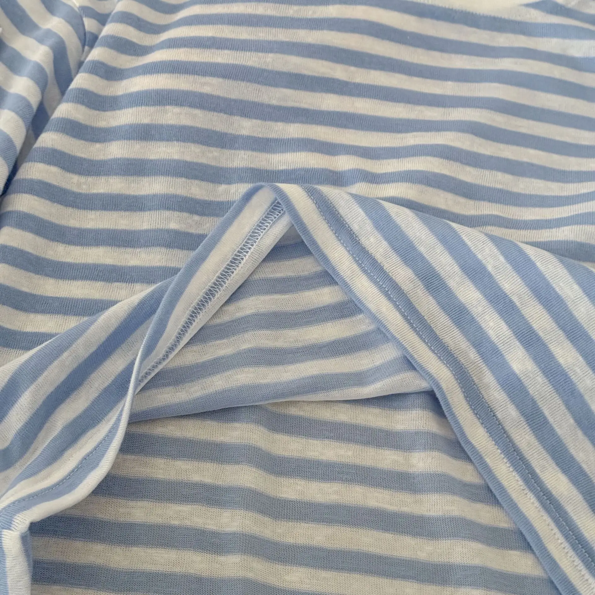 Children's Striped T-Shirt 2025 Summer Casual Anti-Mosquito Top — feature 12