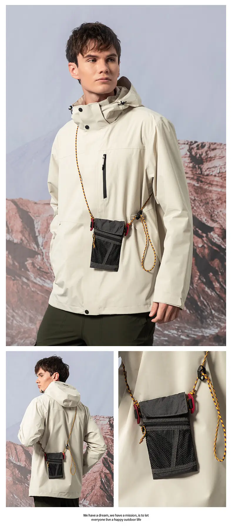 Waterproof Folding Crossbody Bag for Hiking & Travel — feature 15