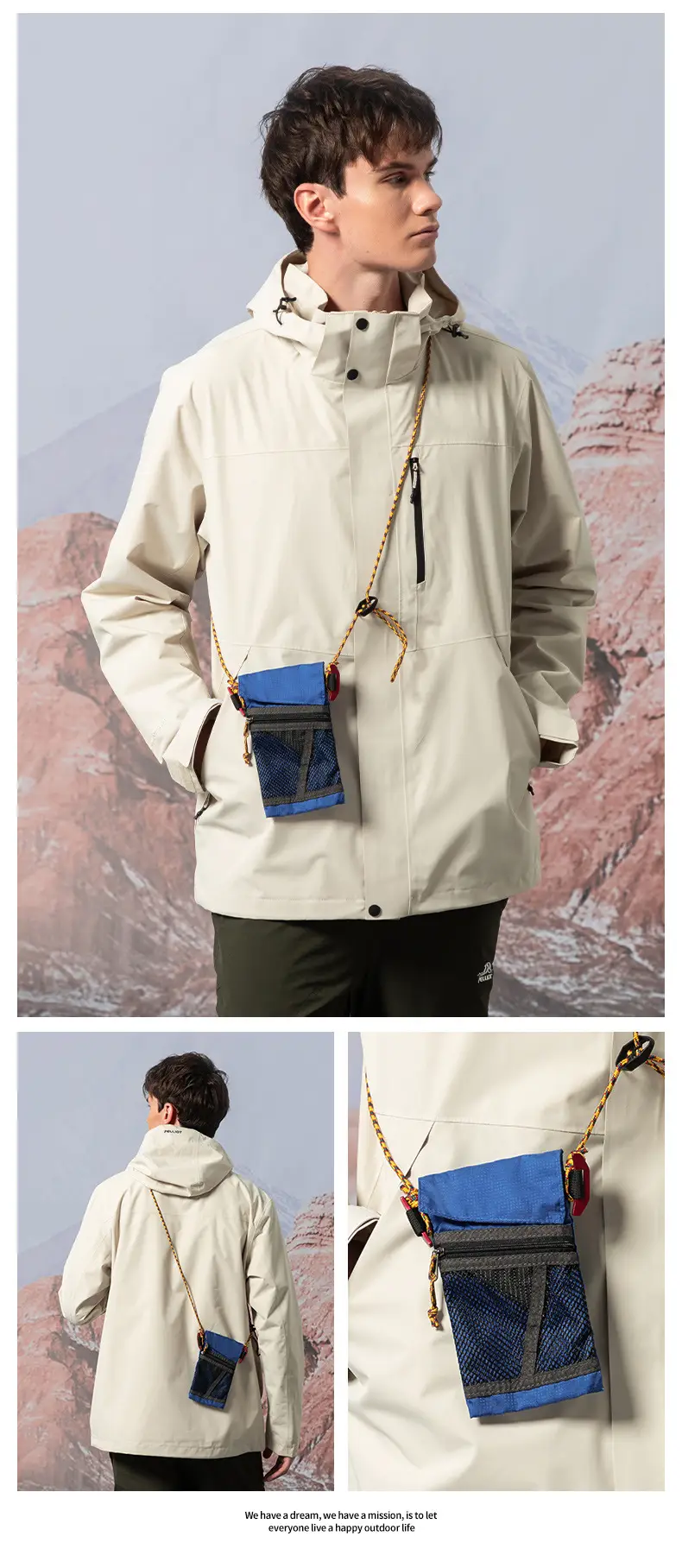 Waterproof Folding Crossbody Bag for Hiking & Travel — feature 17