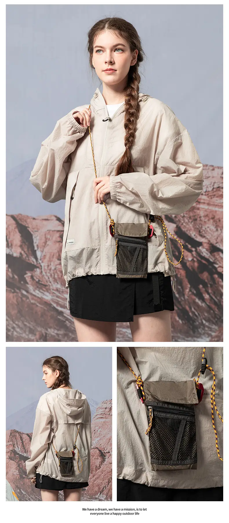 Waterproof Folding Crossbody Bag for Hiking & Travel — feature 18