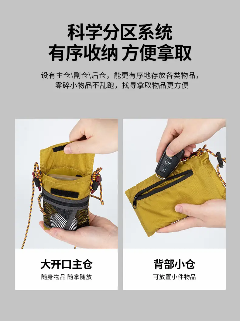 Waterproof Folding Crossbody Bag for Hiking & Travel — feature 7