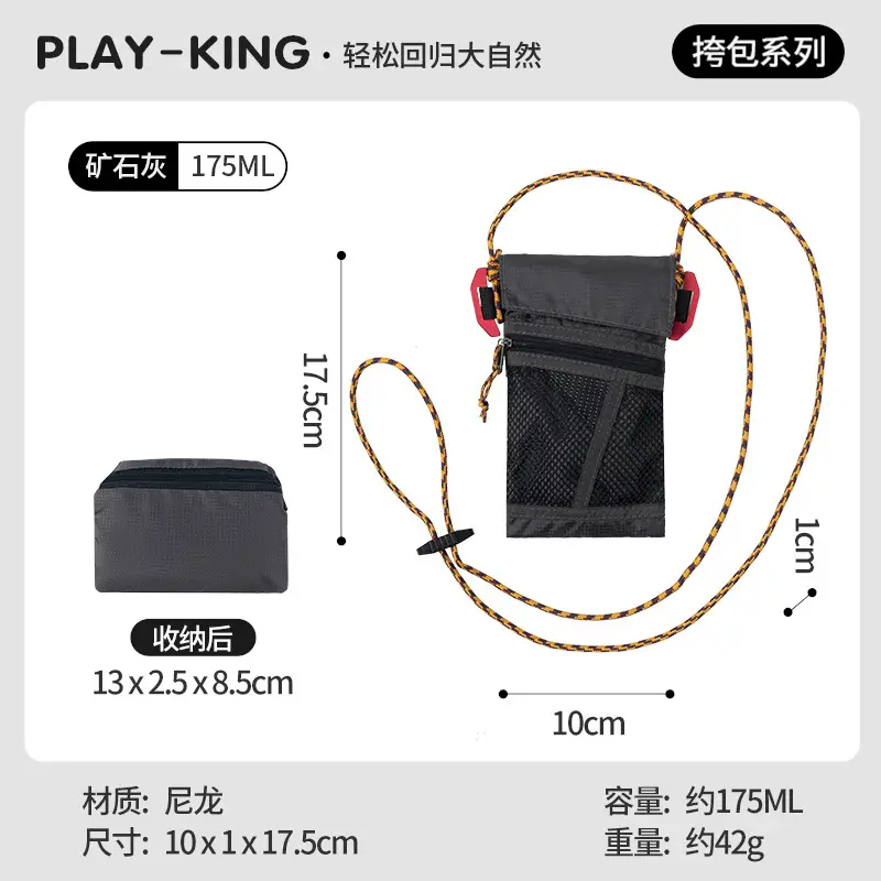 Waterproof Folding Crossbody Bag for Hiking & Travel