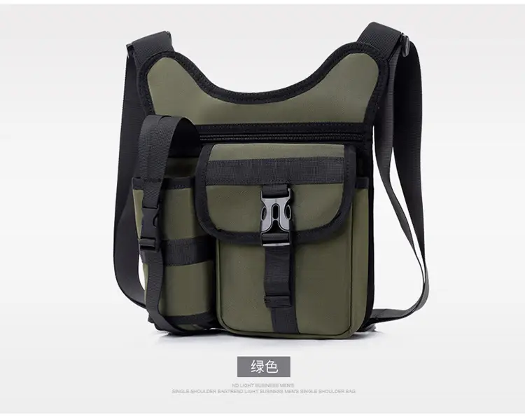 Black Adjustable Crossbody Bag for Men — feature 20