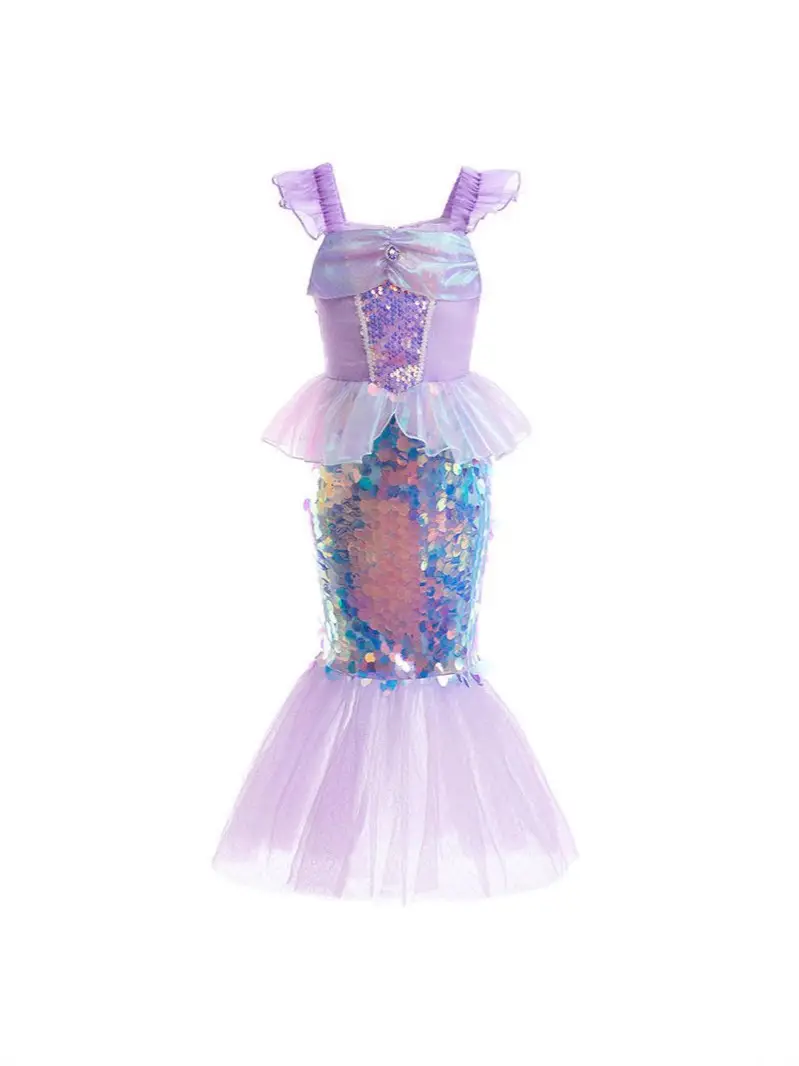 Children's Mermaid Dress Princess Tail Dress New Style - Image 10