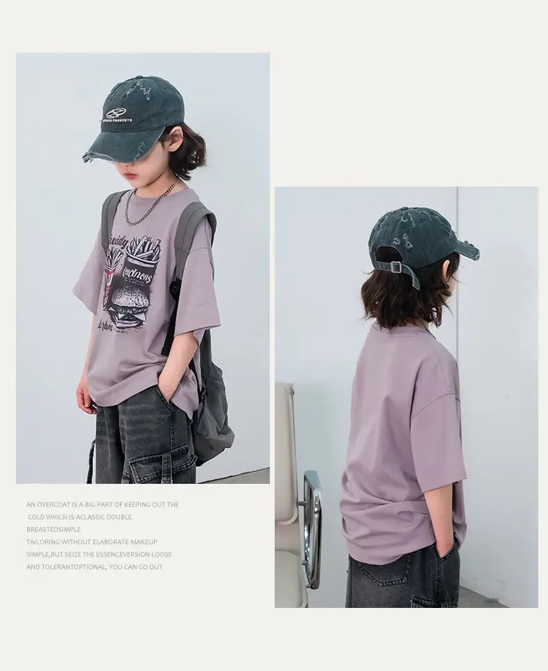 Boys T-Shirt Purple Graphic Summer 2026 — feature 7